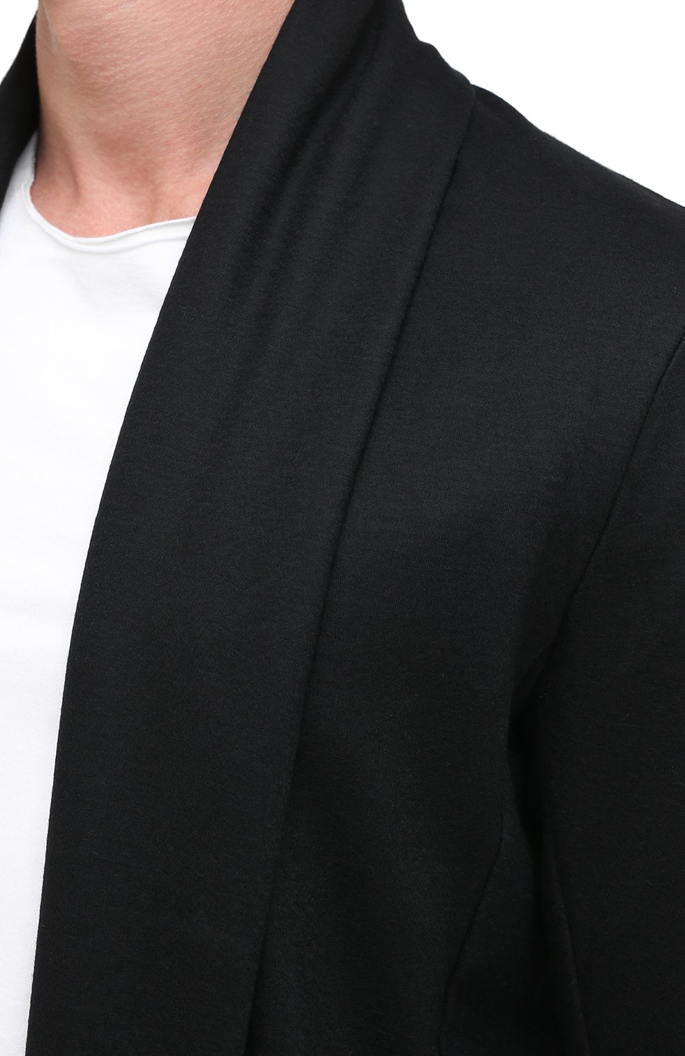 Шерстяной кардиган KAZUYUKI KUMAGAI черного цвета по цене 31150 руб., арт. AJ03-227, фото 5 Шерстяной кардиган KAZUYUKI KUMAGAI, арт. AJ03-227, фото 5