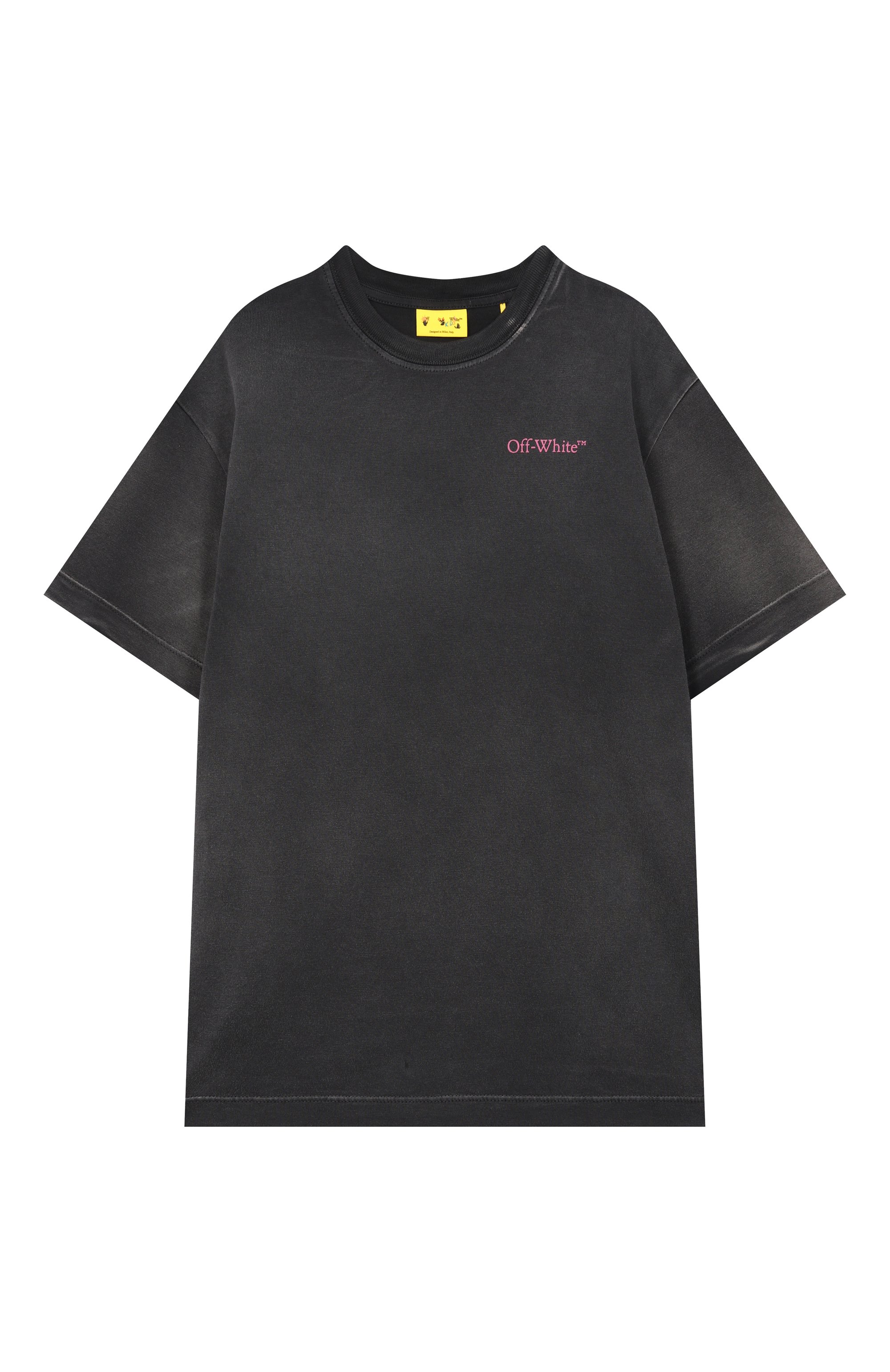 Хлопковая футболка OFF-WHITE, арт. 0GAA001F25JER009/4-12, фото 1