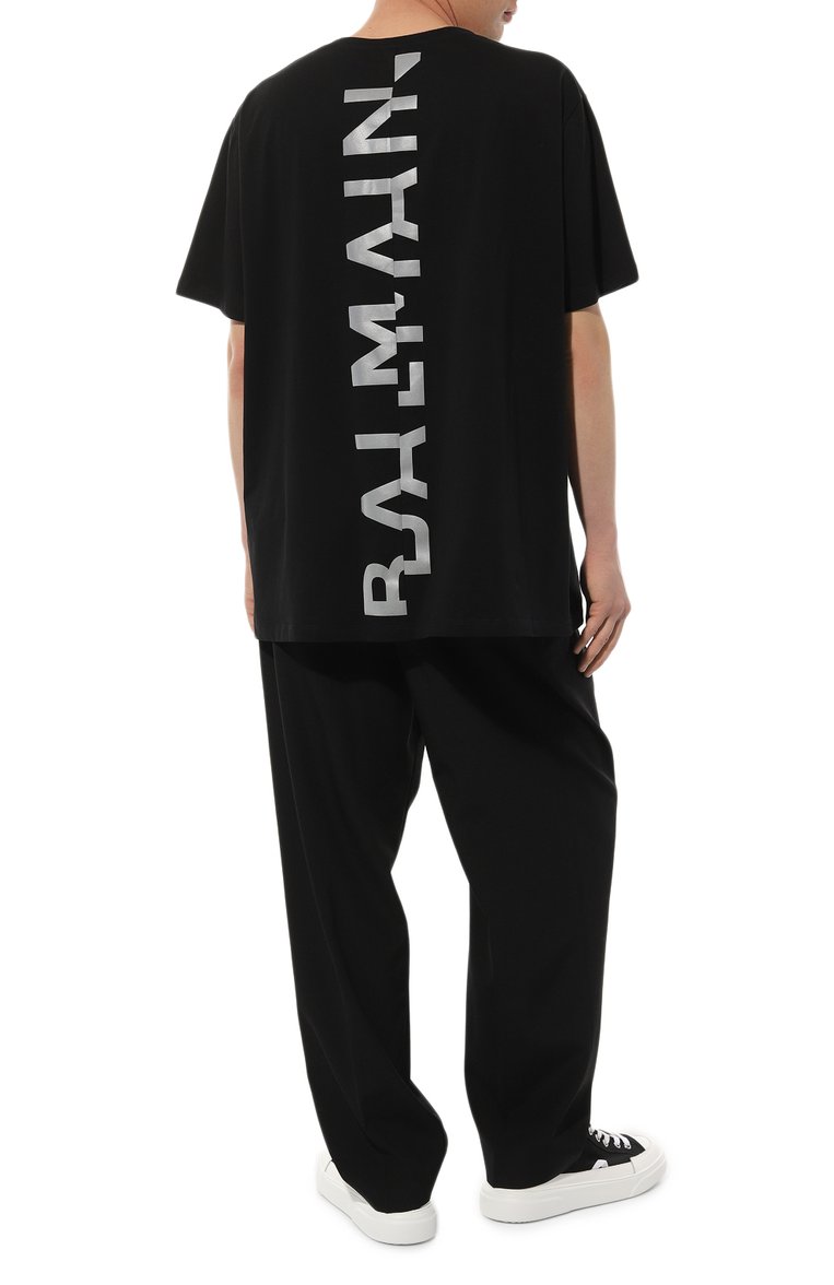 Хлопковая футболка BALMAIN, арт. AH1EG010BC03, фото 1