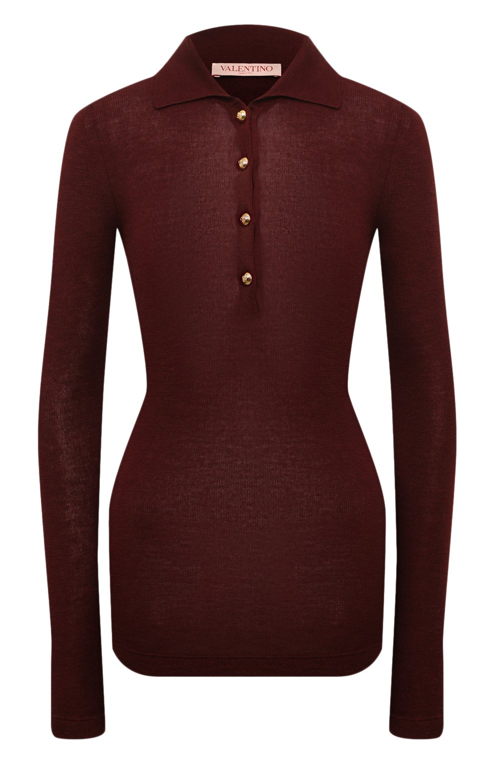 Поло из кашемира и шелка VALENTINO, арт. 5B3KC58N8QK, фото 1