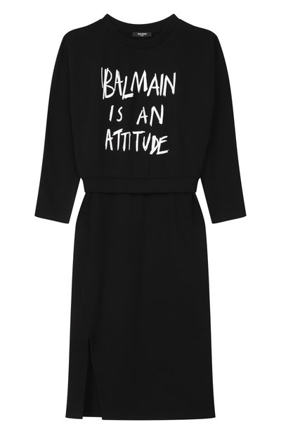 Хлопковое платье BALMAIN, арт. BZ1A00