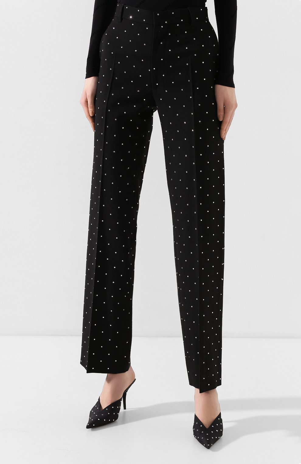 Шерстяные брюки BALENCIAGA, арт. 602437/TGT90, фото 3