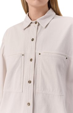 Хлопковая рубашка ISABEL MARANT ETOILE, арт. CH0206FA/C1N06E, фото 5