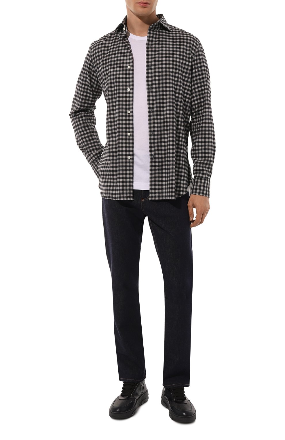 Кожаные кеды ARTIOLI, арт. 0S695/LAMA CALF/0PTICAL/BABY CALF ZEUS, фото 2