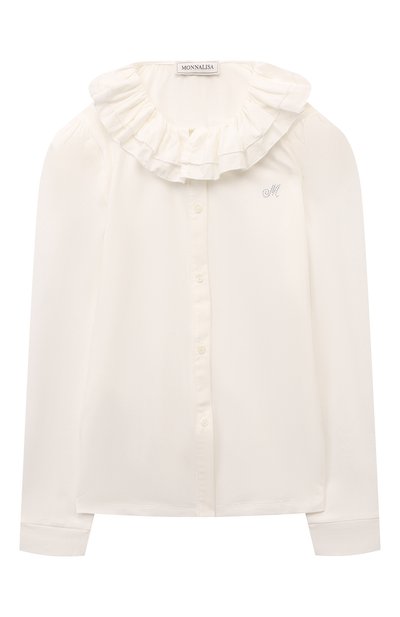 Хлопковая блузка MONNALISA, арт. 17DPAT