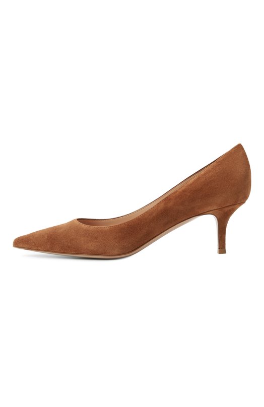 Замшевые туфли Gianvito 55 Gianvito Rossi G20336.55RIC.CAMSELL Коричневый  G20336.55RIC.CAMSELL Фото 4