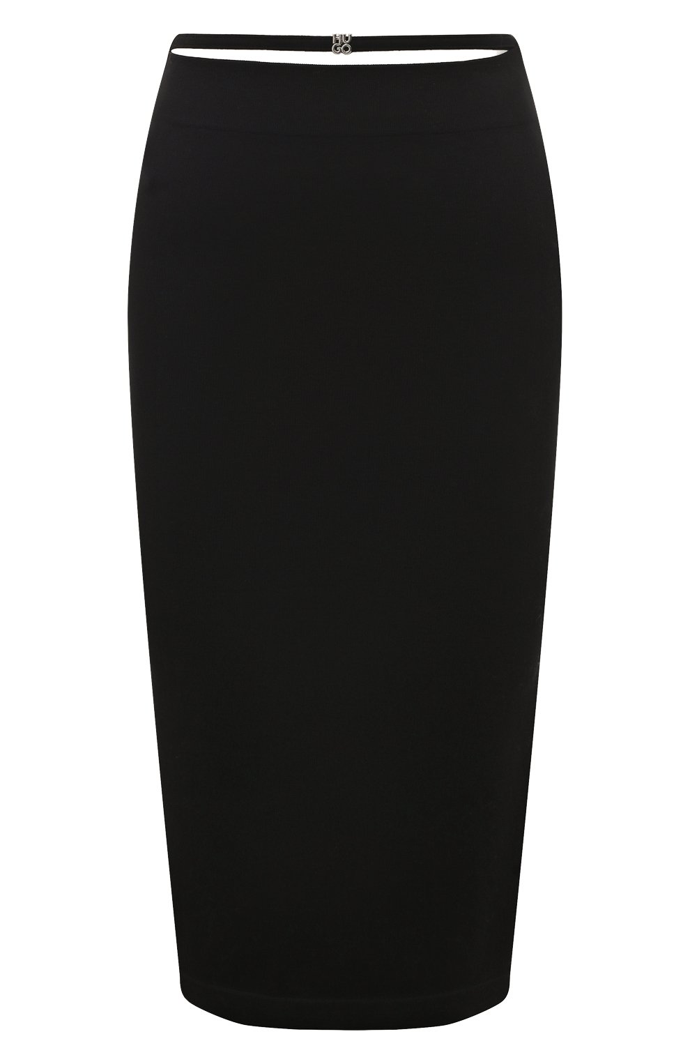 Юбка HUGO черного цвета по цене 16000 руб., арт. 50508638, фото 1 Юбка HUGO, арт. 50508638, фото 1