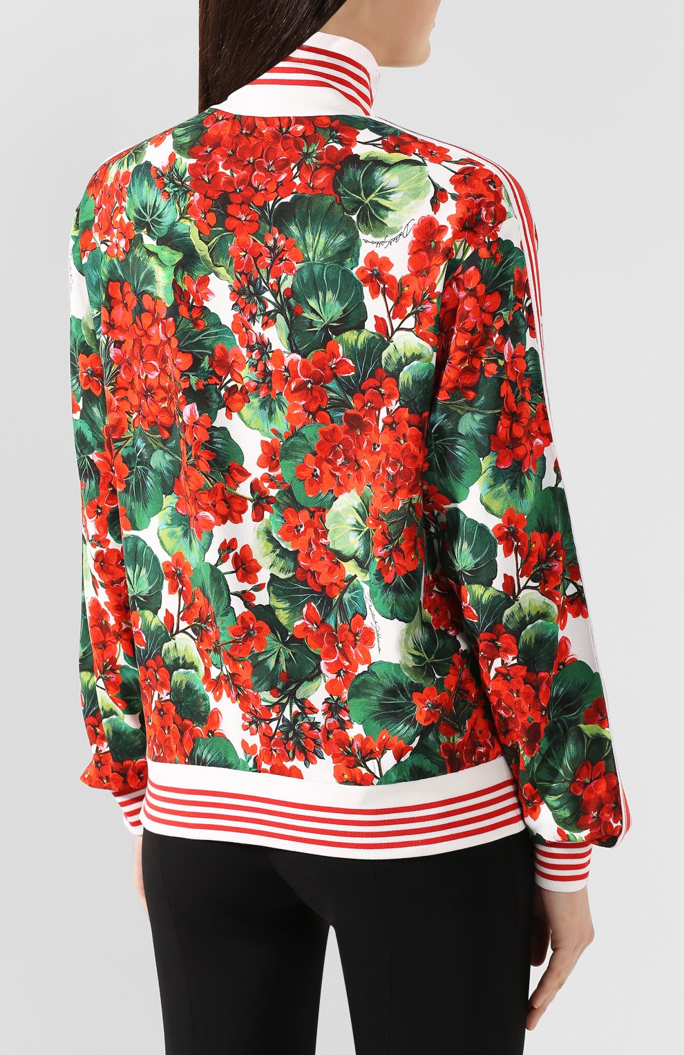 Кардиган из вискозы DOLCE & GABBANA красного цвета по цене 140500 руб., арт. F9D71T/FSRKF, фото 4 Кардиган из вискозы DOLCE & GABBANA, арт. F9D71T/FSRKF, фото 4