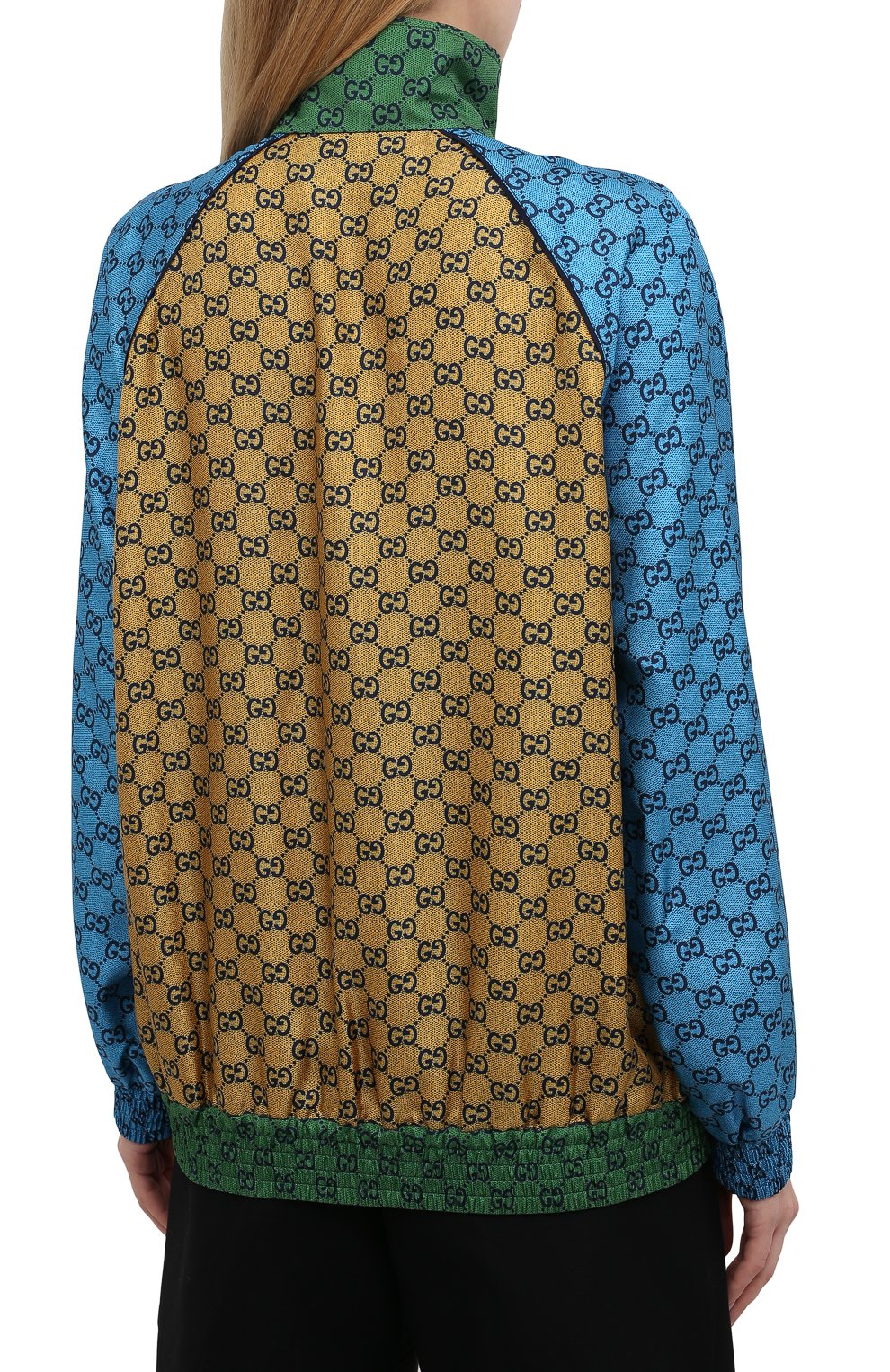 Шелковый бомбер GUCCI, арт. 660265/XJDJJ, фото 4