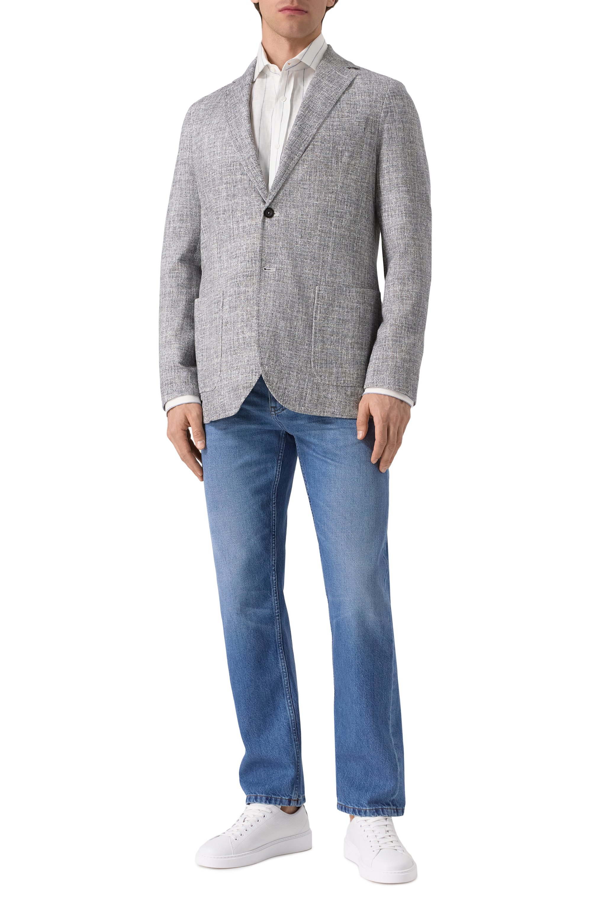 Хлопковый пиджак CIRCOLO 1901, арт. CN4744, фото 3