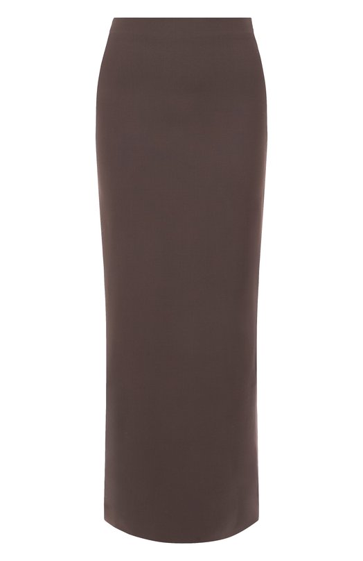 Шерстяная юбка Brunello Cucinelli MPW07G3882 Коричневый MPW07G3882