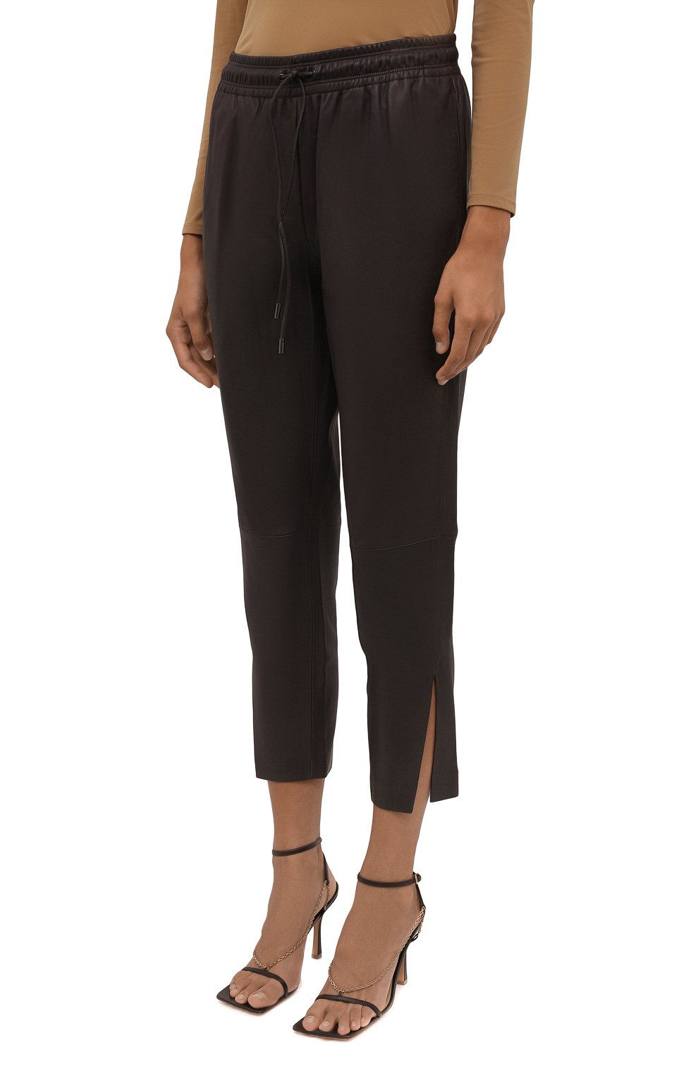 Кожаные брюки THEORY, арт. L0600203, фото 3