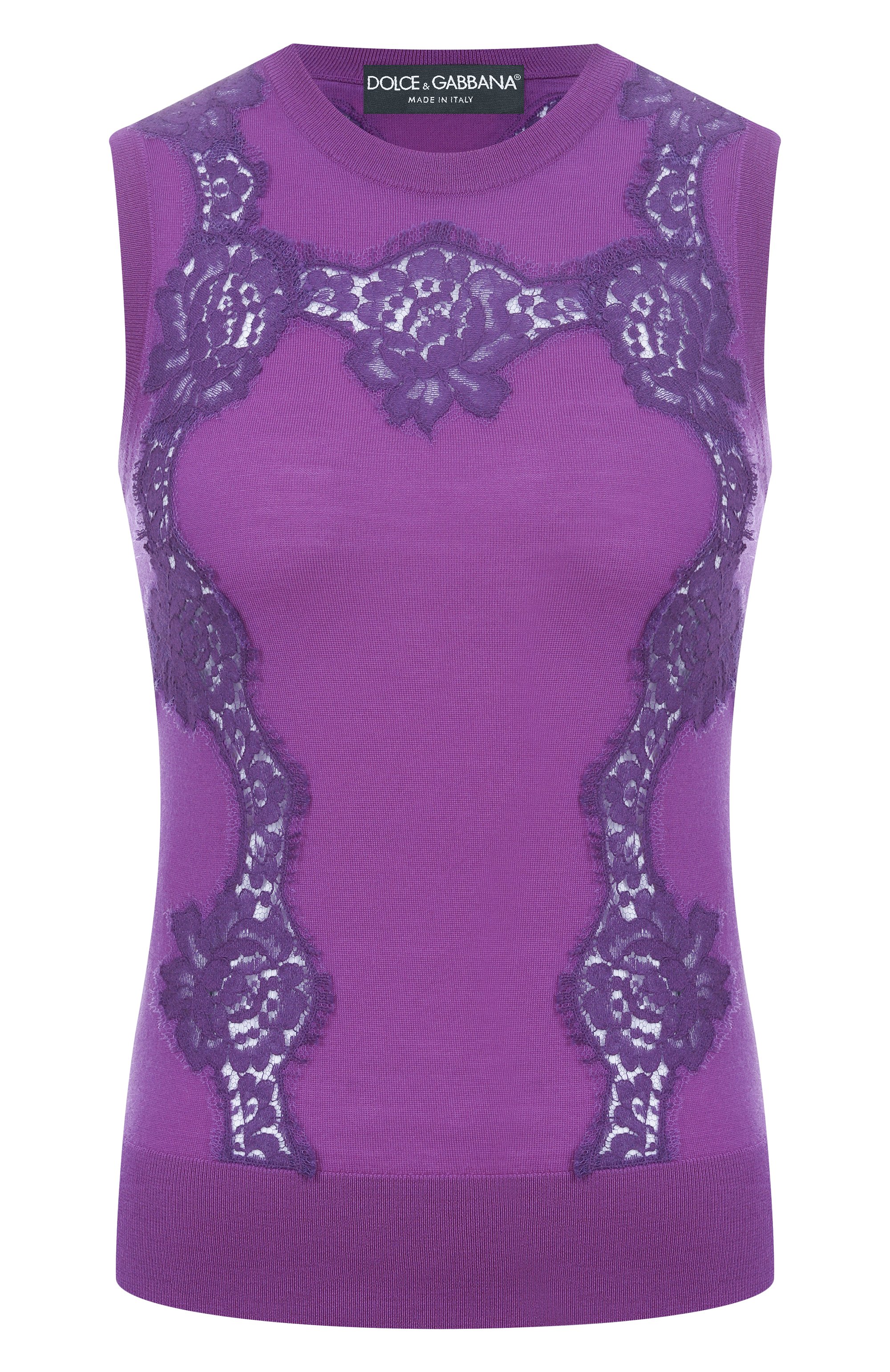 Топ из шерсти и хлопка DOLCE & GABBANA, арт. FXT02T/JDVCS, фото 1