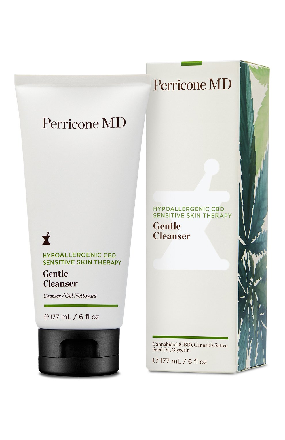Нежный успокаивающий очищающий гель hypo allergenic cbd (177ml) PERRICONE MD, арт. 5060746524814, фото 3