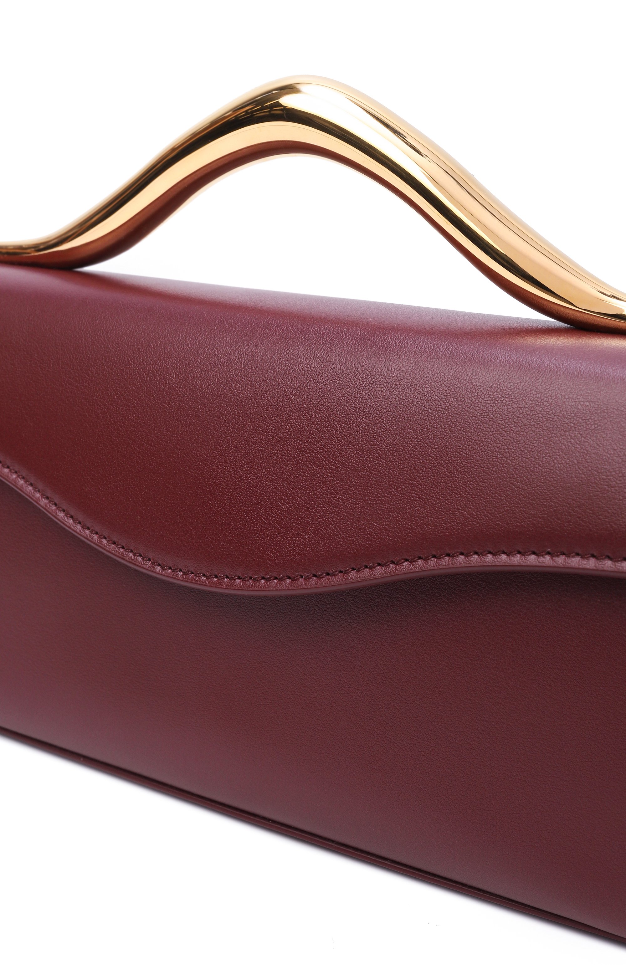 Сумка the petit wave ELIE SAAB бордового цвета по цене 214500 руб., арт. B0010NW26/NL006, фото 3 Сумка the petit wave ELIE SAAB, арт. B0010NW26/NL006, фото 3