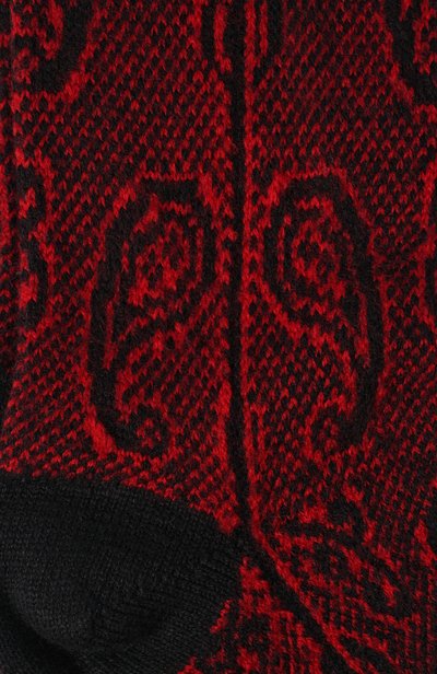 Шерстяные носки DRIES VAN NOTEN красного цвета по цене 20850 руб., арт. 131901/4750, фото 2 Шерстяные носки DRIES VAN NOTEN, арт. 131901/4750, фото 2