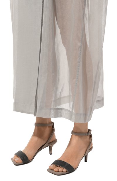 Замшевые босоножки BRUNELLO CUCINELLI, арт. MZSFC2700, фото 3