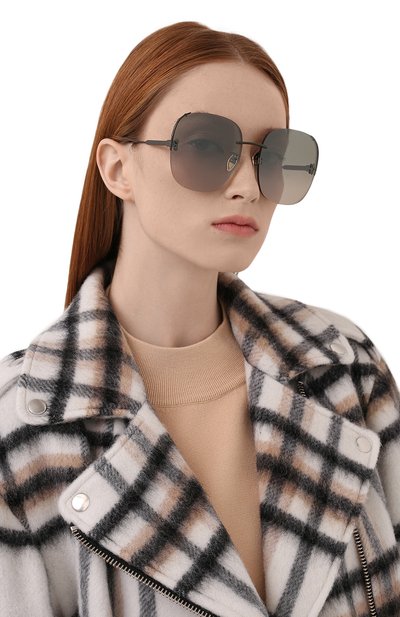 Солнцезащитные очки ISABEL MARANT темно-серого цвета по цене 27600 руб., арт. IM0055 1ED, фото 2 Солнцезащитные очки ISABEL MARANT, арт. IM0055 1ED, фото 2