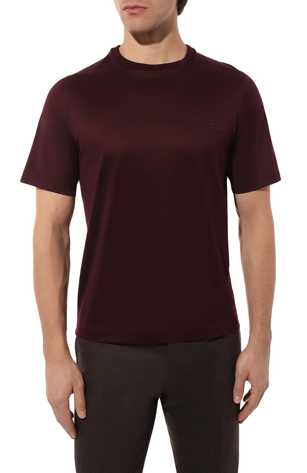 Хлопковая футболка ZILLI, арт. TSR02HM0110VZL000, фото 3