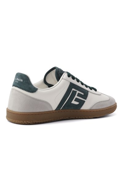 Кожаные кеды swan BALMAIN, арт. FM1VI360/LCWE, фото 5