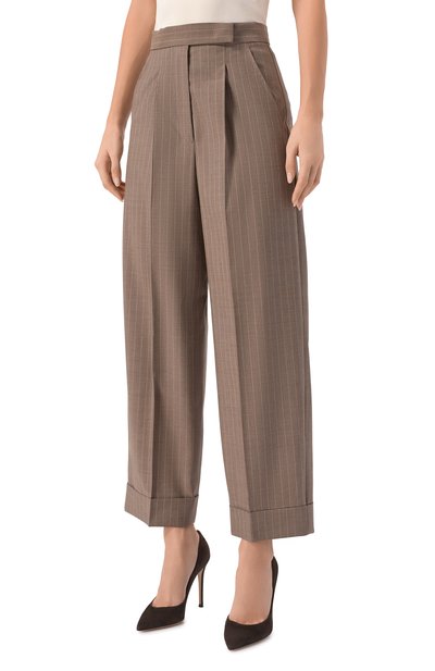Шерстяные брюки MAX MARA, арт. MXMMANETTA, фото 3