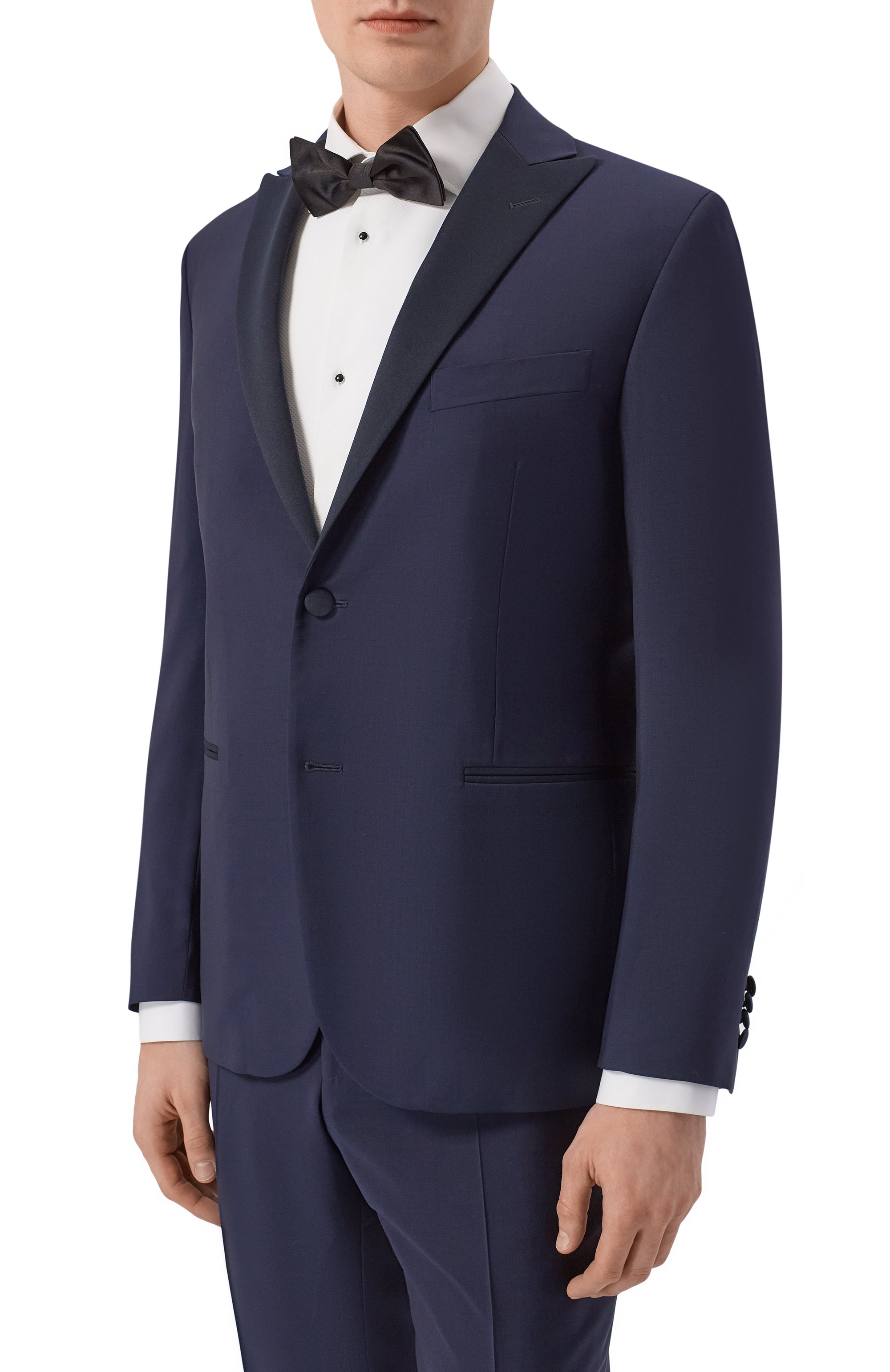 Шерстяной смокинг CORNELIANI темно-синего цвета по цене 193000 руб., арт. 276T02/2794135_SET, фото 2 Шерстяной смокинг CORNELIANI, арт. 276T02/2794135_SET, фото 2