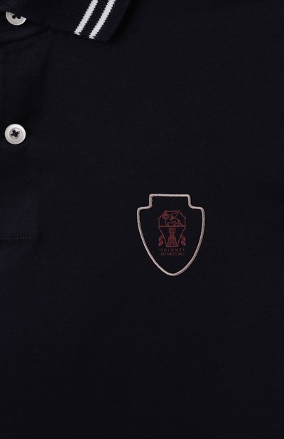 Хлопковое поло BRUNELLO CUCINELLI, арт. B0B13917TC, фото 3