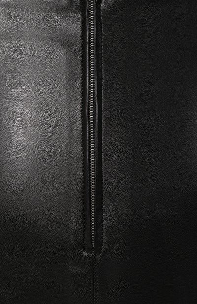 Кожаное платье ISABEL MARANT черного цвета по цене 178500 руб., арт. R01489-19A003I/CELINI, фото 5 Кожаное платье ISABEL MARANT, арт. R01489-19A003I/CELINI, фото 5