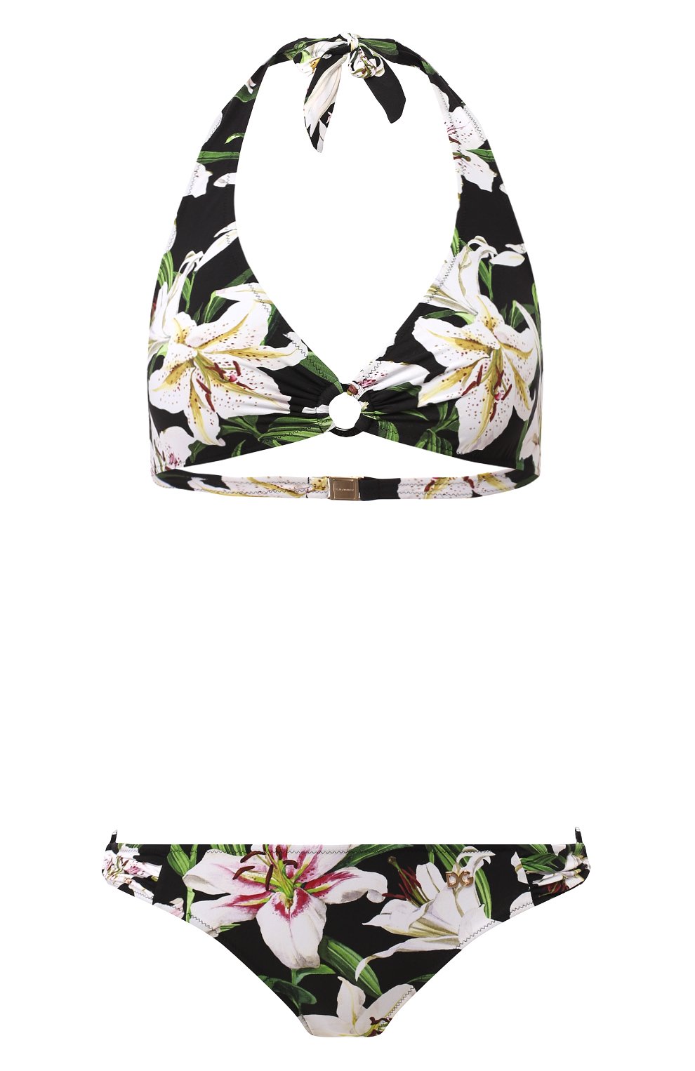 Раздельный купальник DOLCE & GABBANA черного цвета по цене 73350 руб., арт. 08A67J/FSGQR, фото 1 Раздельный купальник DOLCE & GABBANA, арт. 08A67J/FSGQR, фото 1