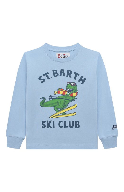 

Хлопковый лонгслив MC2 Saint Barth, Синий