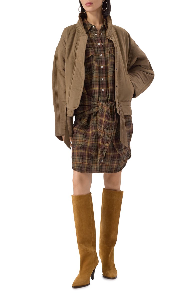 Хлопковое платье ISABEL MARANT ETOILE, арт. 25PR00336FB/C1I03E, фото 2