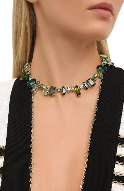 Колье gema SWAROVSKI зеленого цвета по цене 67950 руб., арт. 5657388, фото 2 Колье gema SWAROVSKI, арт. 5657388, фото 2