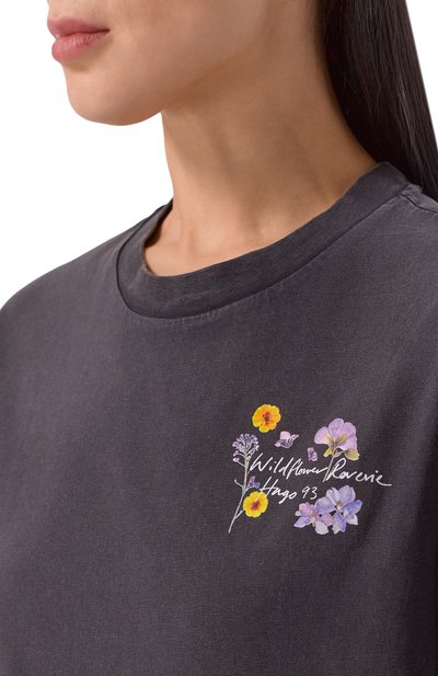 Хлопковая футболка HUGO, арт. 50555807, фото 5