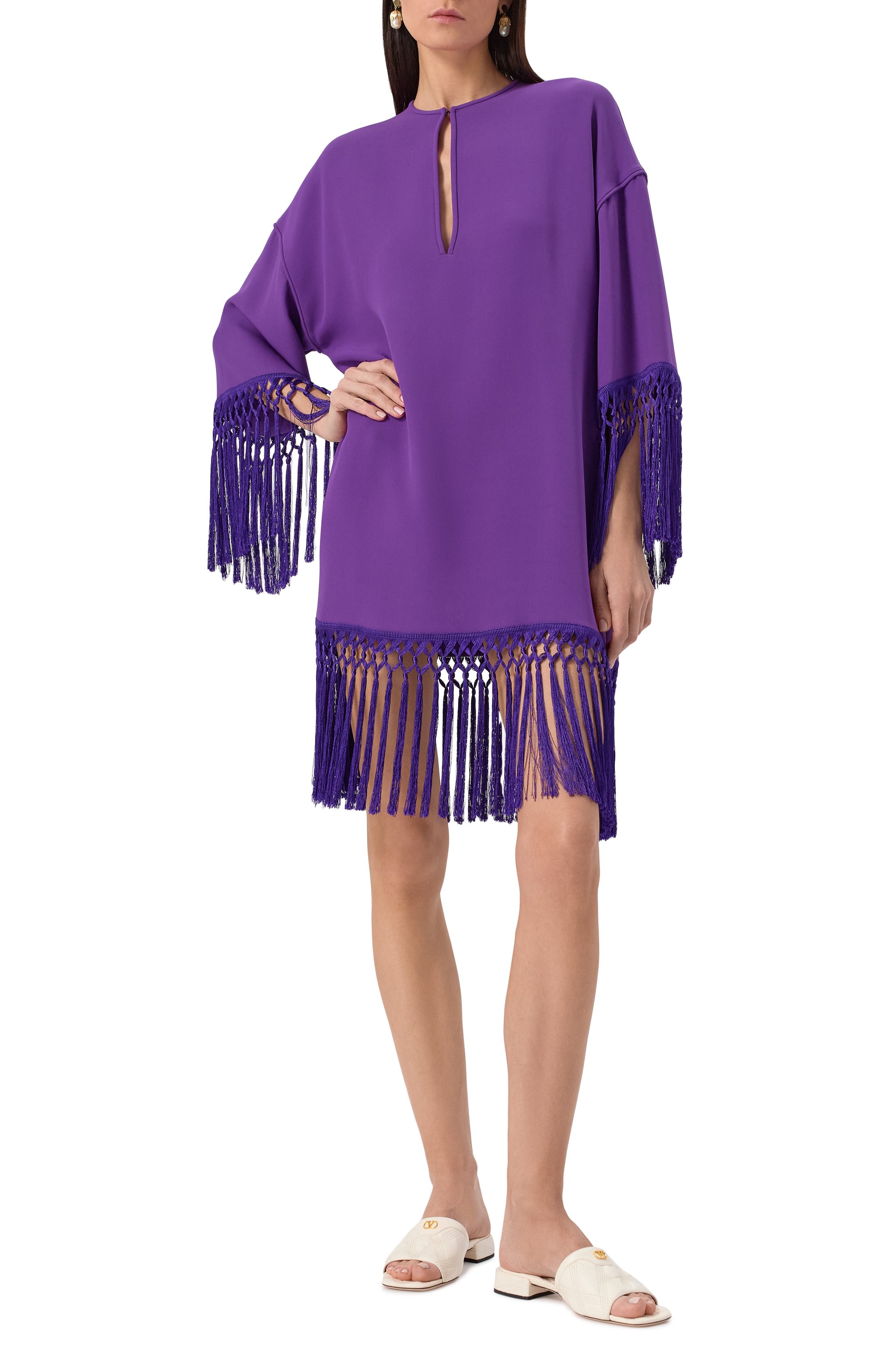 Шелковое платье VALENTINO, арт. 6B3VAEP01MM, фото 2