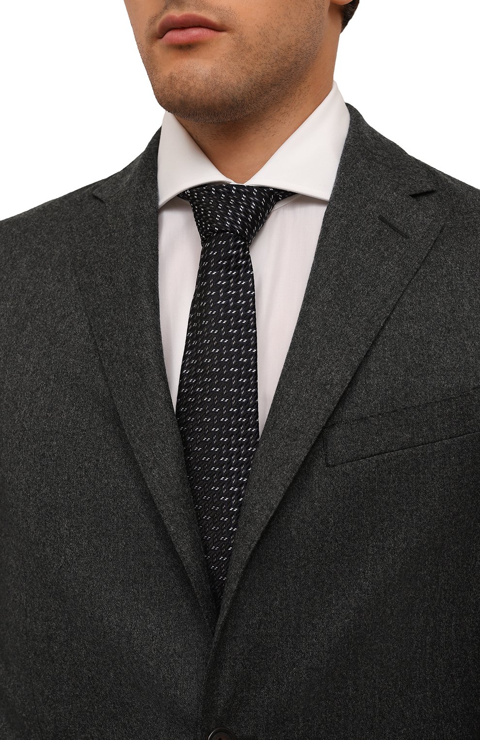 Шелковый галстук GIORGIO ARMANI, арт. 360054/4F921, фото 2