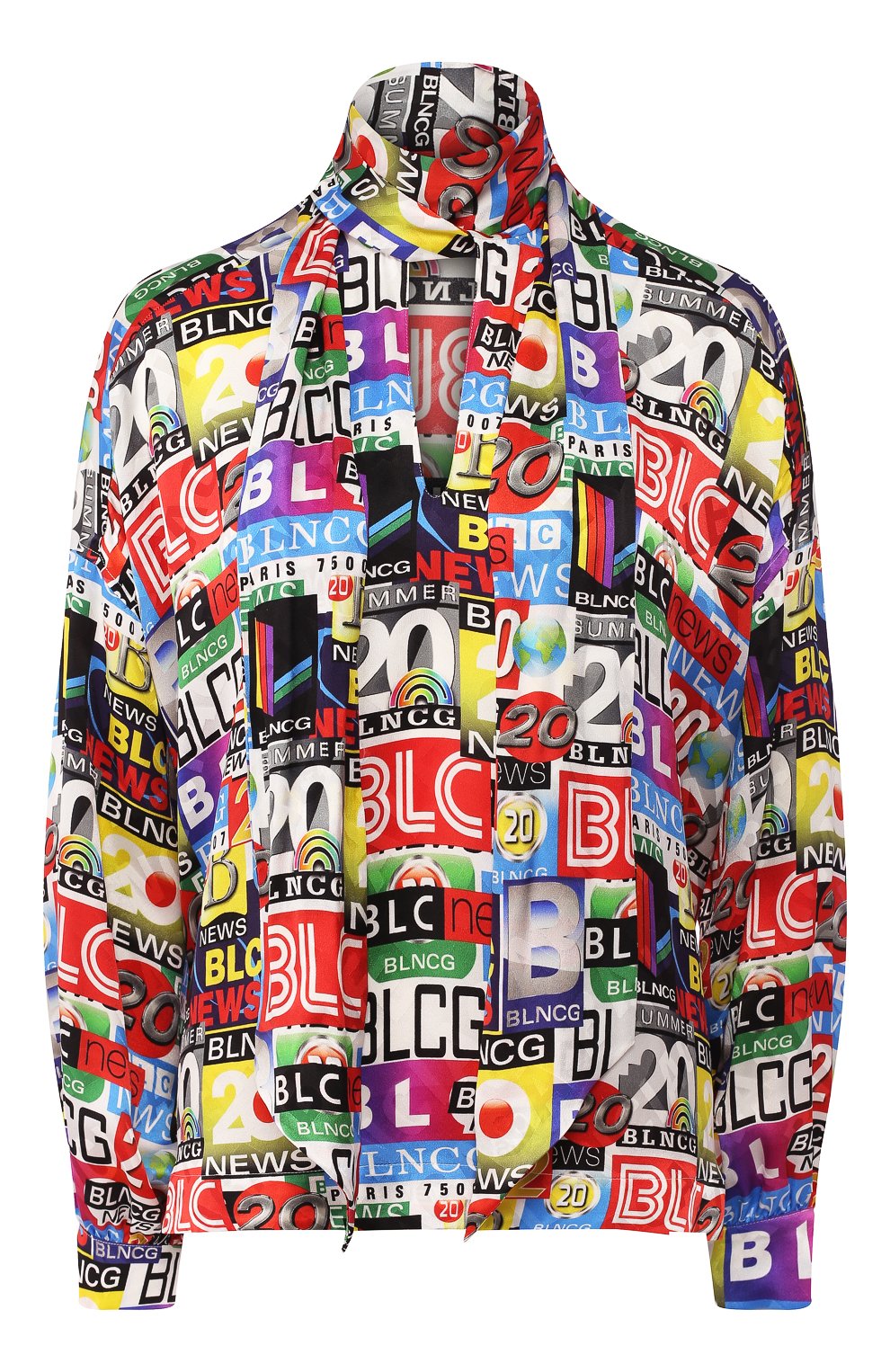 Шелковая блузка BALENCIAGA, арт. 595072/TILP1, фото 1