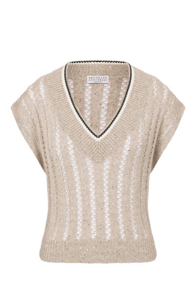 Женский льняной жилет BRUNELLO CUCINELLI, арт. MC0559412