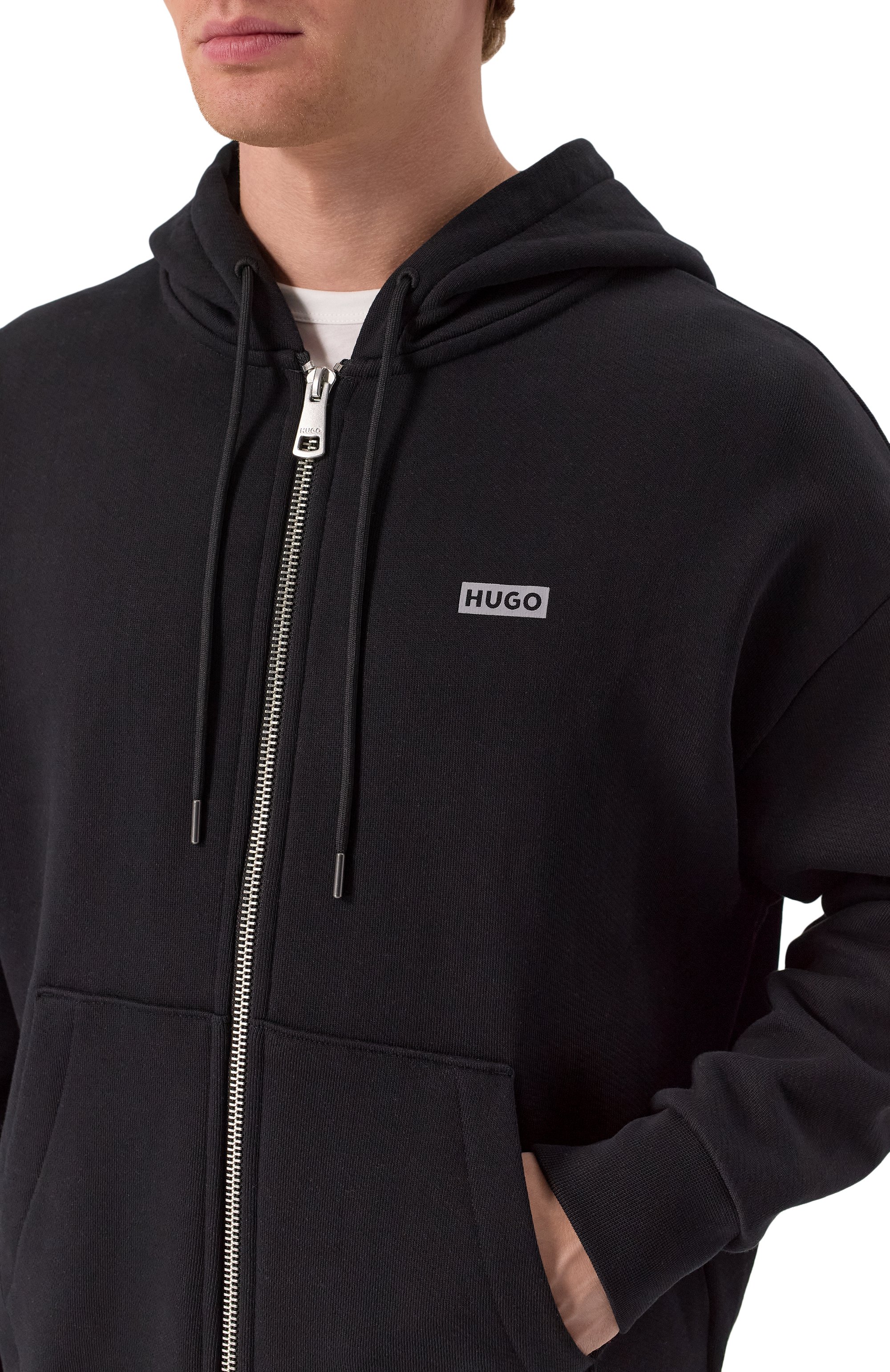 Хлопковая толстовка HUGO BLUE, арт. 50520017, фото 5