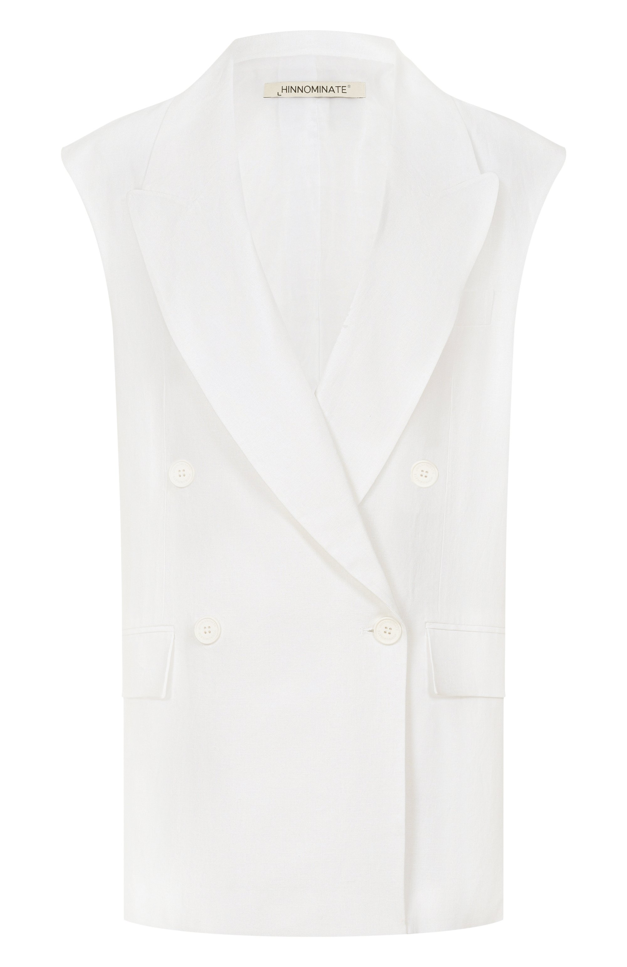 Жилет изо льна и вискозы HINNOMINATE, арт. HMABW02626, фото 1