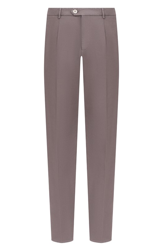 Хлопковые брюки Brunello Cucinelli M252DE1450 Коричневый M252DE1450