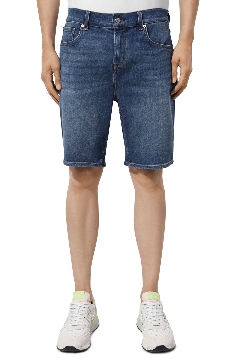 Джинсовые шорты 7 FOR ALL MANKIND, арт. JSSRA500VI, фото 3