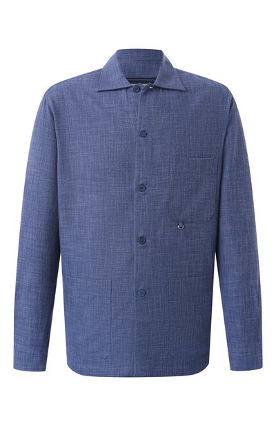 Мужская рубашка из хлопка и шерсти STEFANO RICCI, арт. SP007776/CTW02S