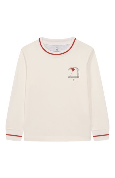 Хлопковый лонгслив BRUNELLO CUCINELLI, арт. B0B13T178B