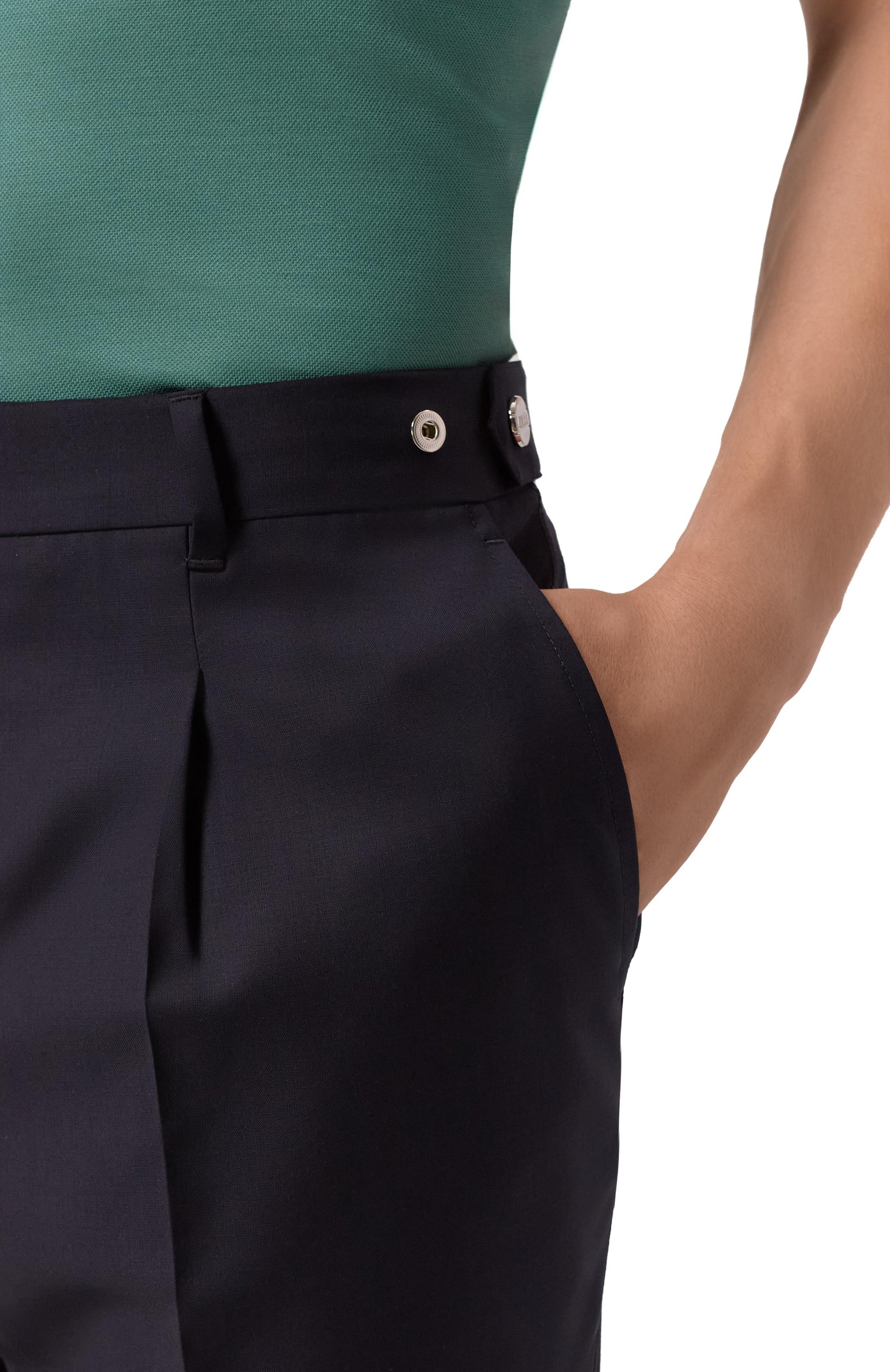 Шерстяные брюки ZILLI, арт. CPPTA1M028660014U/56, фото 5