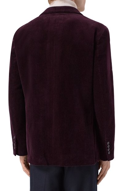Вельветовый пиджак 12 STOREEZ бордового цвета по цене 39000 руб., арт. 134119, фото 4 Вельветовый пиджак 12 STOREEZ, арт. 134119, фото 4