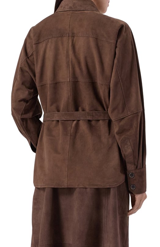 Замшевая рубашка Venera M. MYT-161 Коричневый  MYT-161 Фото 4