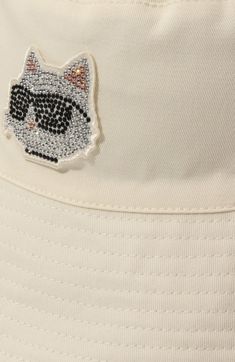 Хлопковая панама KARL LAGERFELD KIDS, арт. Z30158, фото 3