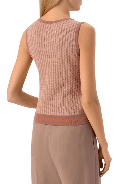 Хлопковый топ KITON, арт. D61783, фото 4