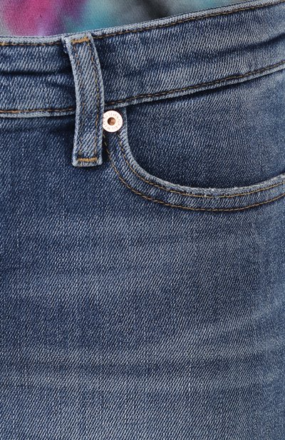 Джинсовые шорты 7 FOR ALL MANKIND синего цвета по цене 11650 руб., арт. JSWUA500MI, фото 5 Джинсовые шорты 7 FOR ALL MANKIND, арт. JSWUA500MI, фото 5