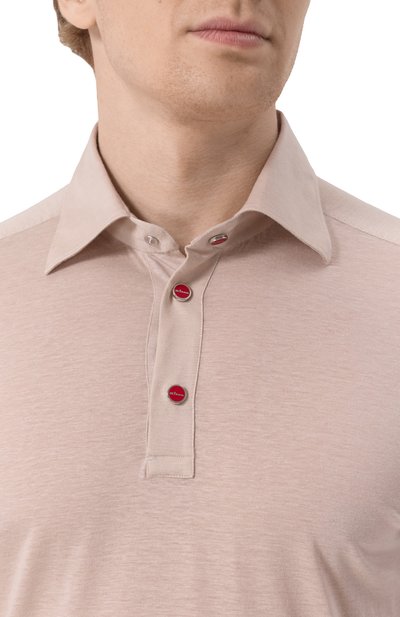 Поло из лиоцелла и хлопка KITON, арт. UMCP0SH0924206, фото 5